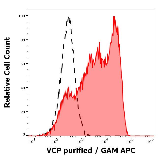 p97/VCP Antibody (Hs-14) Flow Cytometry: p97/VCP Antibody (Hs-14) [NB500-455]