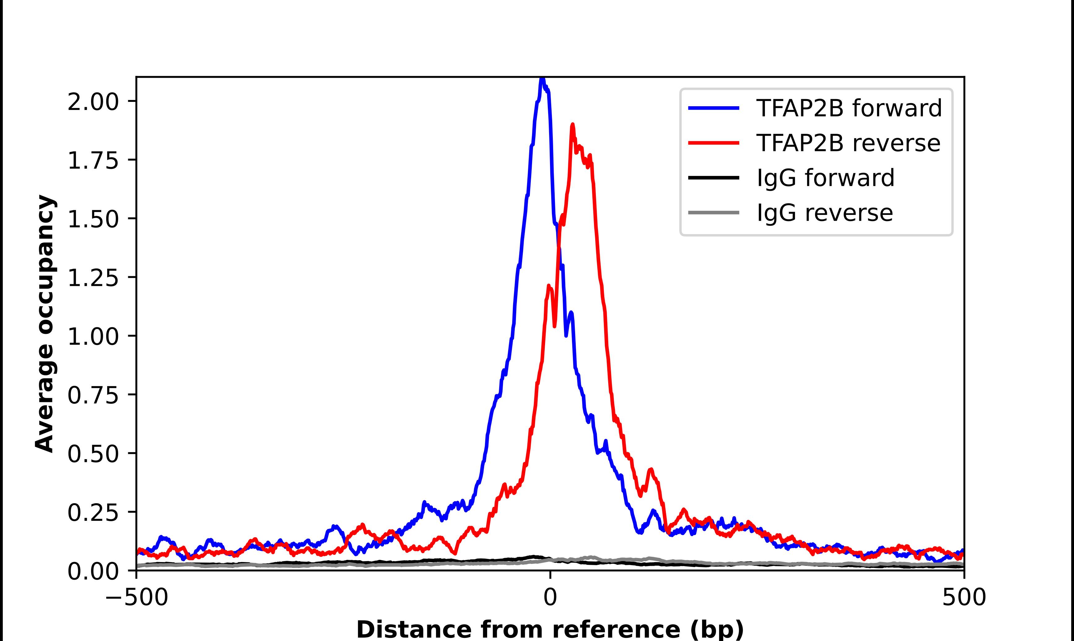 AP-2 beta/TFAP2B Antibody - BSA Free Chromatin Immunoprecipitation-exo-Seq: AP-2 beta/TFAP2B Antibody - BSA Free [NBP1-89063]