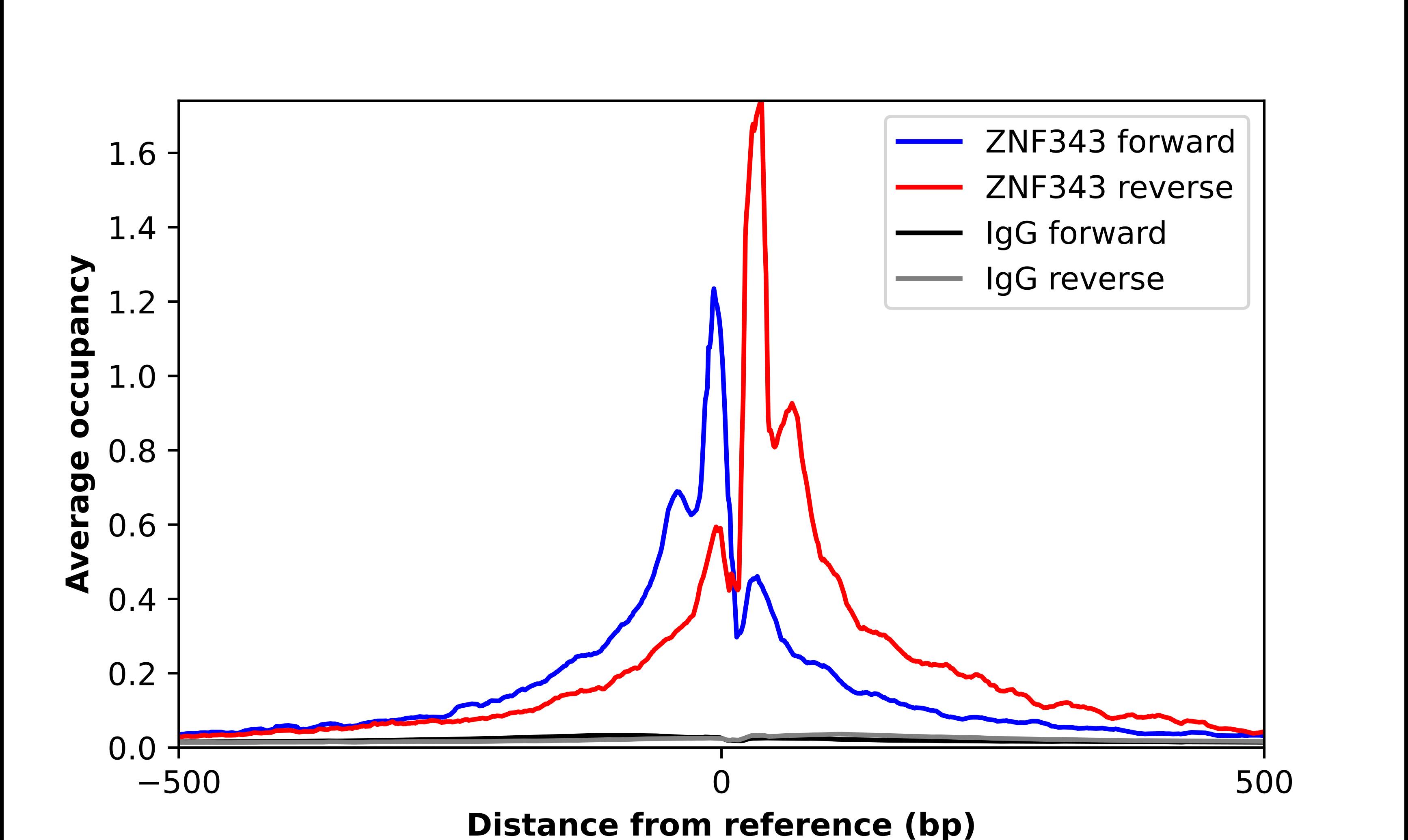 ZNF343 Antibody - BSA Free Chromatin Immunoprecipitation-exo-Seq: ZNF343 Antibody - BSA Free [NBP2-57101]