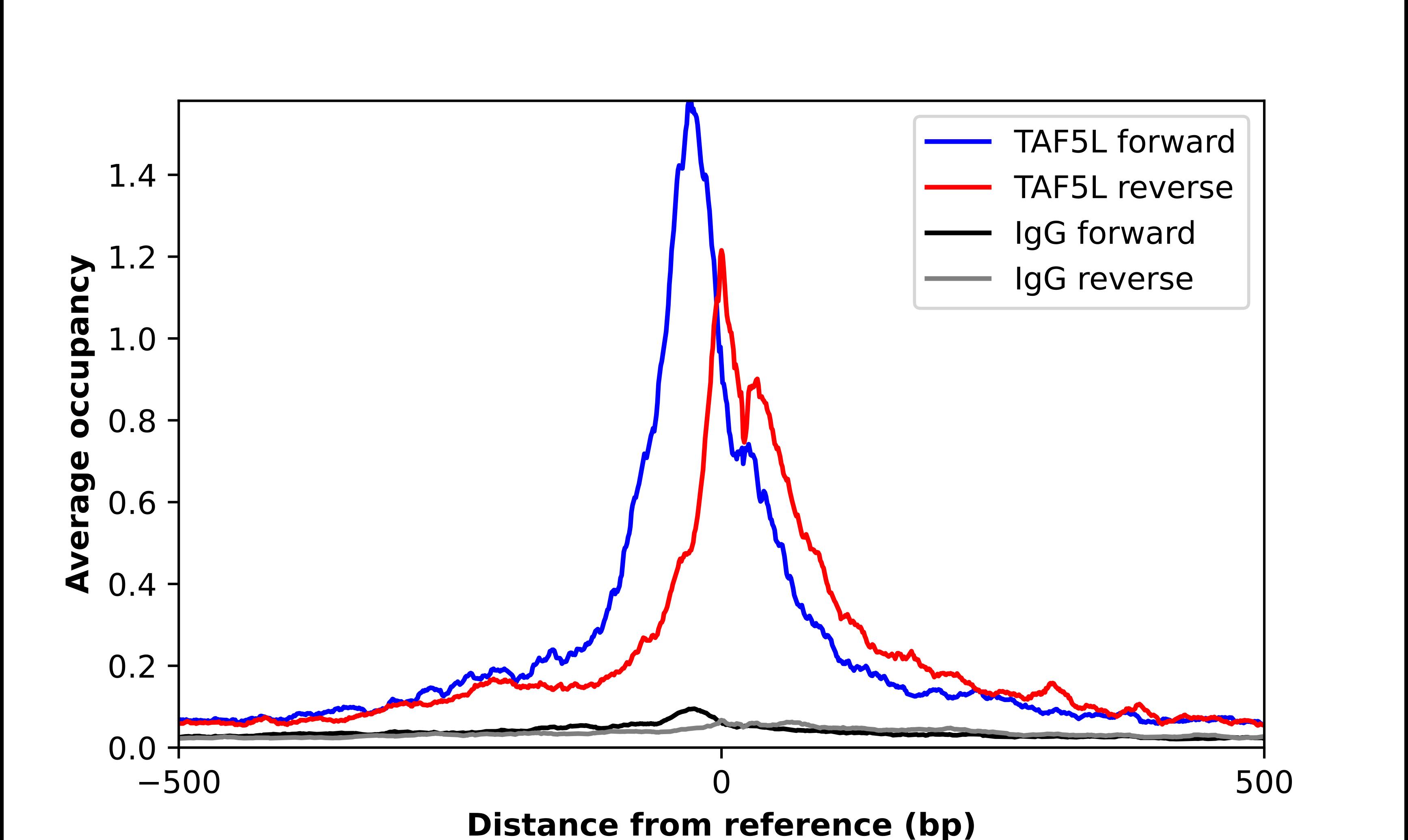 TAF5L Antibody - BSA Free Chromatin Immunoprecipitation-exo-Seq: TAF5L Antibody - BSA Free [NBP2-57546]
