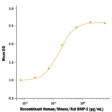 Recombinant Human/Mouse/Rat BMP-2 (E. coli-expressed) Bioactivity