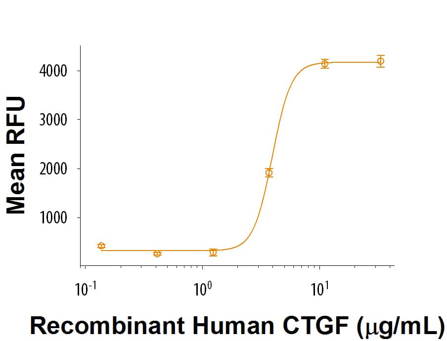 Recombinant Human CTGF/CCN2 Protein Bioactivity