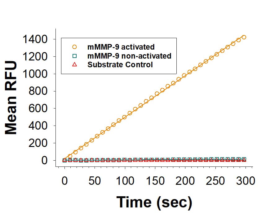 Recombinant Mouse MMP-9 Protein Enzyme Activity