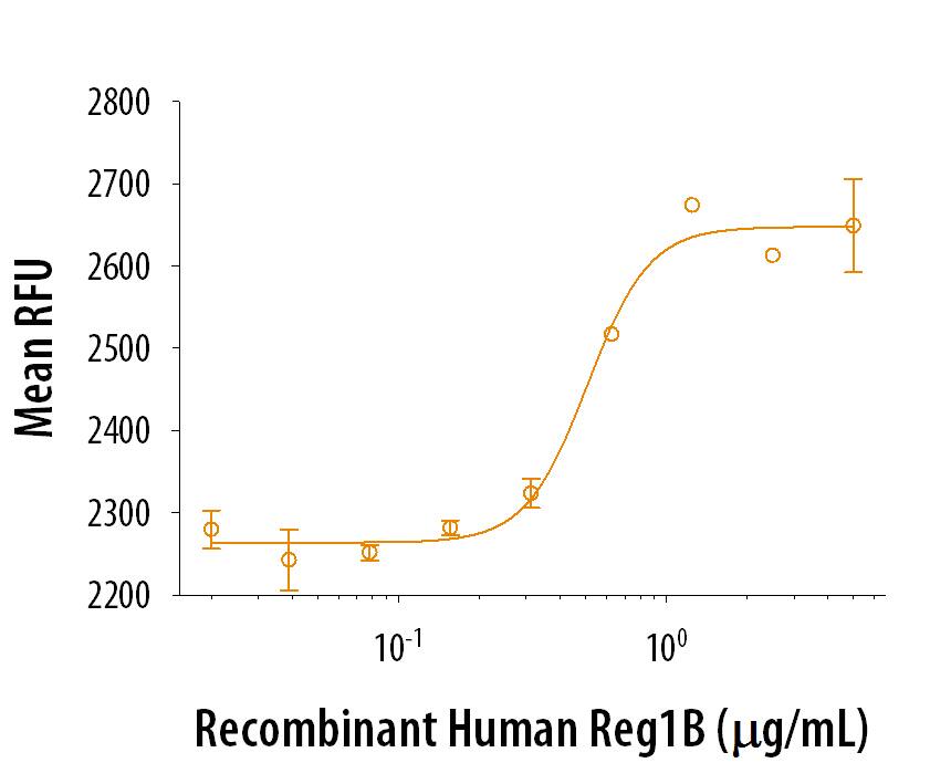 Recombinant Human Reg1B Protein Bioactivity