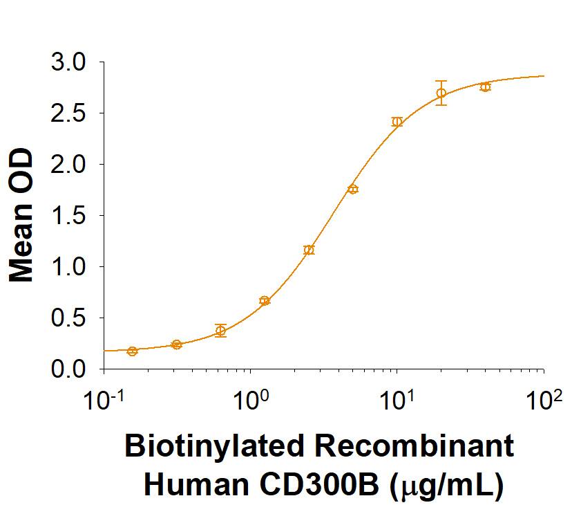 Recombinant Human SIRP beta 2 Fc Chimera Protein Binding Activity