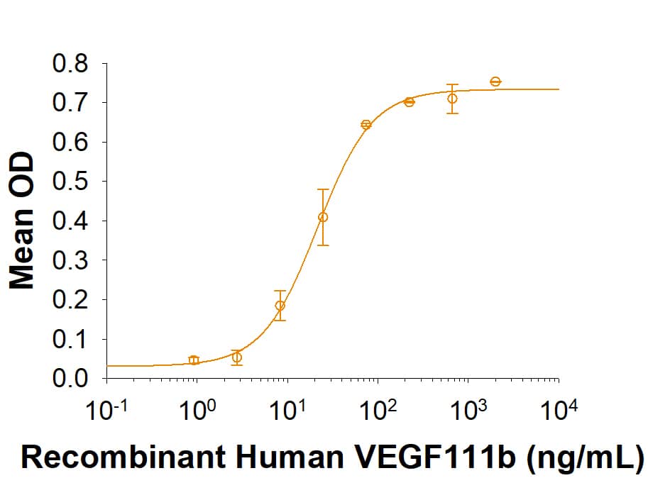 Recombinant Human VEGF-111b Protein Binding Activity