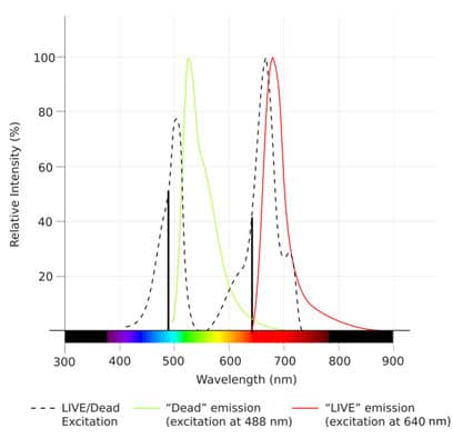 MortaLIVE™ Non-Toxic Dye Dye Spectra
