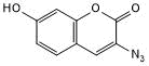 Click-reactive fluorescent dye