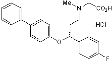 Selective non-transportable GlyT1 inhibitor