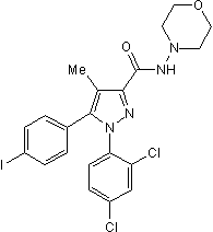 Potent and selective CB1 inverse agonist