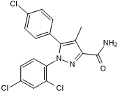 High affinity and selective CB1 antagonist