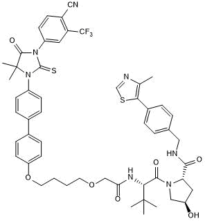 Potent and selective androgen receptor PROTAC&reg;