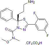 Potent and selective kinesin spindle protein (KSP) inhibitor; induces Mcl-1 degradation