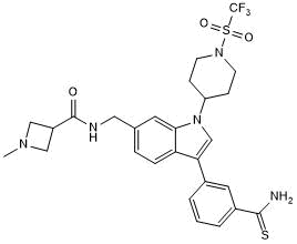 Selective ASH1L histone methyltransferase inhibitor