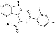 Auxin antagonist of TIR1/AFB receptors; also OsTIR1 inhibitor in auxin-inducible degron (AID) system