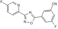 Potent and selective mGlu5 antagonist; brain penetrant