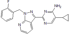 Soluble guanylyl cyclase (sGC) activator