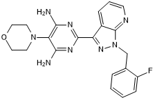 Guanylyl cyclase (sGC) stimulator