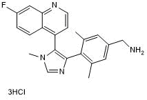 Nuclear receptor-binding SET domain (NSD) 3 antagonist; selectively binds PWWP1 domain