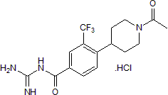 Potent and selective NHE1 inhibitor