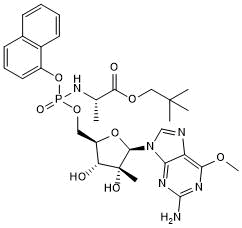 Inhibitor of HCV RNA-dependent RNA polymerase (RdRP; NS5b); potent hepatitis C virus (HCV) replication inhibitor