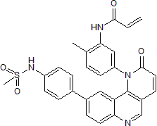 Potent and irreversible BMX inhibitor