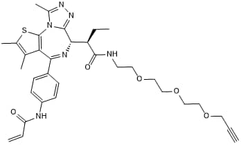 Clickable alkyne-functionalized covalent probe for BromoCatch-tagged proteins