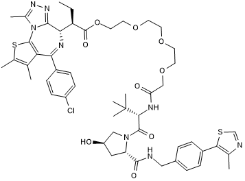 Potent and selective Degrader of Brd4BD2 L387A fusion proteins (BromoTag&reg;)