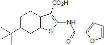 Calcium-activated chloride channel (CaCC) inhibitor