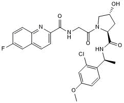 Selective orthosteric inhibitor of the BRCA2-RAD51 interaction