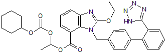 Prodrug of candesartan (Cat. No. 4791), an AT1 receptor antagonist