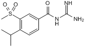 Selective NHE1 inhibitor; cardioprotective and antitumor