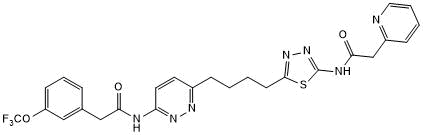 Potent glutaminase GLS1 inhibitor