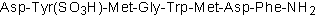 C-terminal octapeptide of CCK