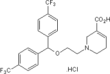 Selective inhibitor of GAT-1