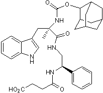 Potent and selective CCK2 antagonist