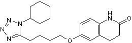 PDE3A inhibitor. Also adenosine uptake inhibitor