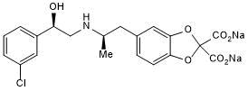 Highly selective &beta;3 agonist