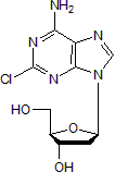 Deoxyadenosine analog; pro-apoptotic