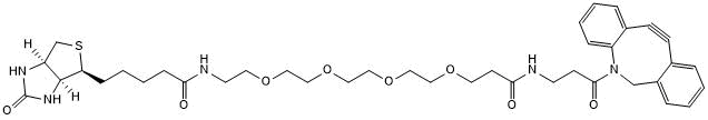 Biotinylation reagent for labeling azide-containing biomolecules via Cu(I)-free click chemistry