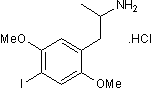 5-HT2A and 5-HT2C agonist