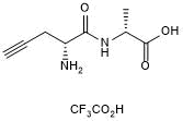 Unnatural dipeptide building block with alkyne group for functionalizing peptidoglycan