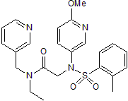 Highly potent and selective OX2 antagonist; brain penetrant