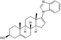 CYP17 inhibitor; also androgen receptor antagonist