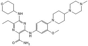 Potent FLT3 inhibitor; also potently inhibits AXL