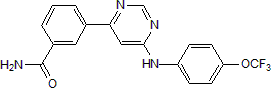 Selective allosteric inhibitor of Bcr-Abl tyrosine kinase activity