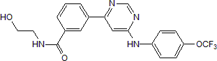 Selective allosteric inhibitor of Bcr-Abl; analog of GNF 2 (Cat. No. 4399)