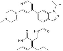 Potent and selective SAM-competitive EZH2 inhibitor