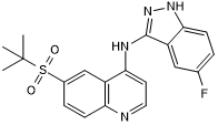 Potent RIPK2 inhibitor; orally bioavailable and cell permeable