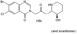 High affinity competitive prolyl-tRNA synthetase inhibitor